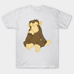 Asplenia Studios Academic Chimps: The Thinker T-Shirt